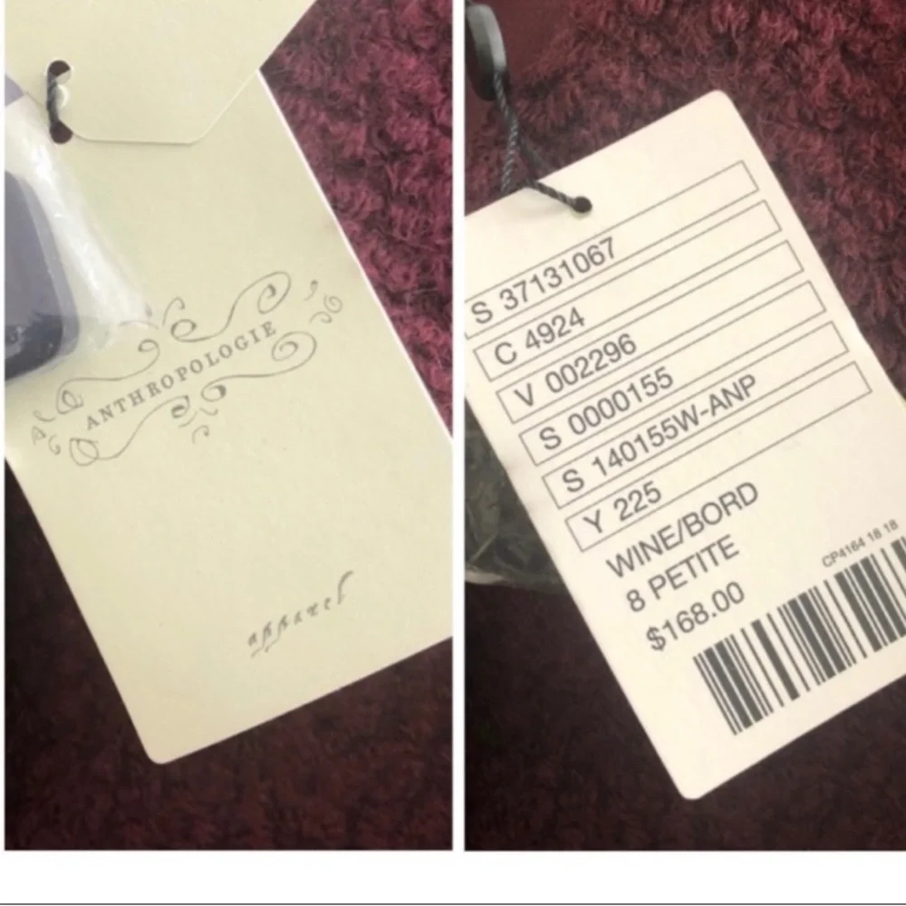 𝅺Anthropologie Raoul for Made in Kind Swing Jacket Coat Size 8P NWT - Picture 10 of 12